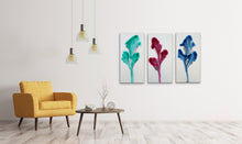 Load image into Gallery viewer, Petals Triptych - 24 x36 inch Original Fluid Acrylic Painting